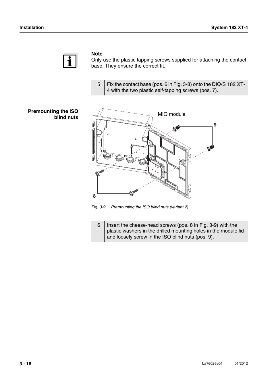 YSI DIQ/S 182 XT-4 System 182 XT-4 User Manual | Page 30 / 154