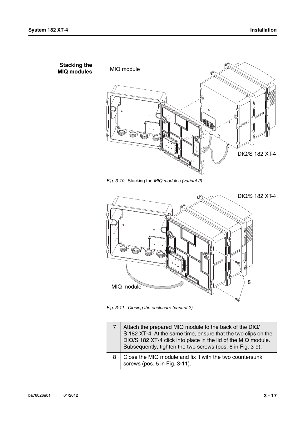 YSI DIQ/S 182 XT-4 System 182 XT-4 User Manual | Page 31 / 154