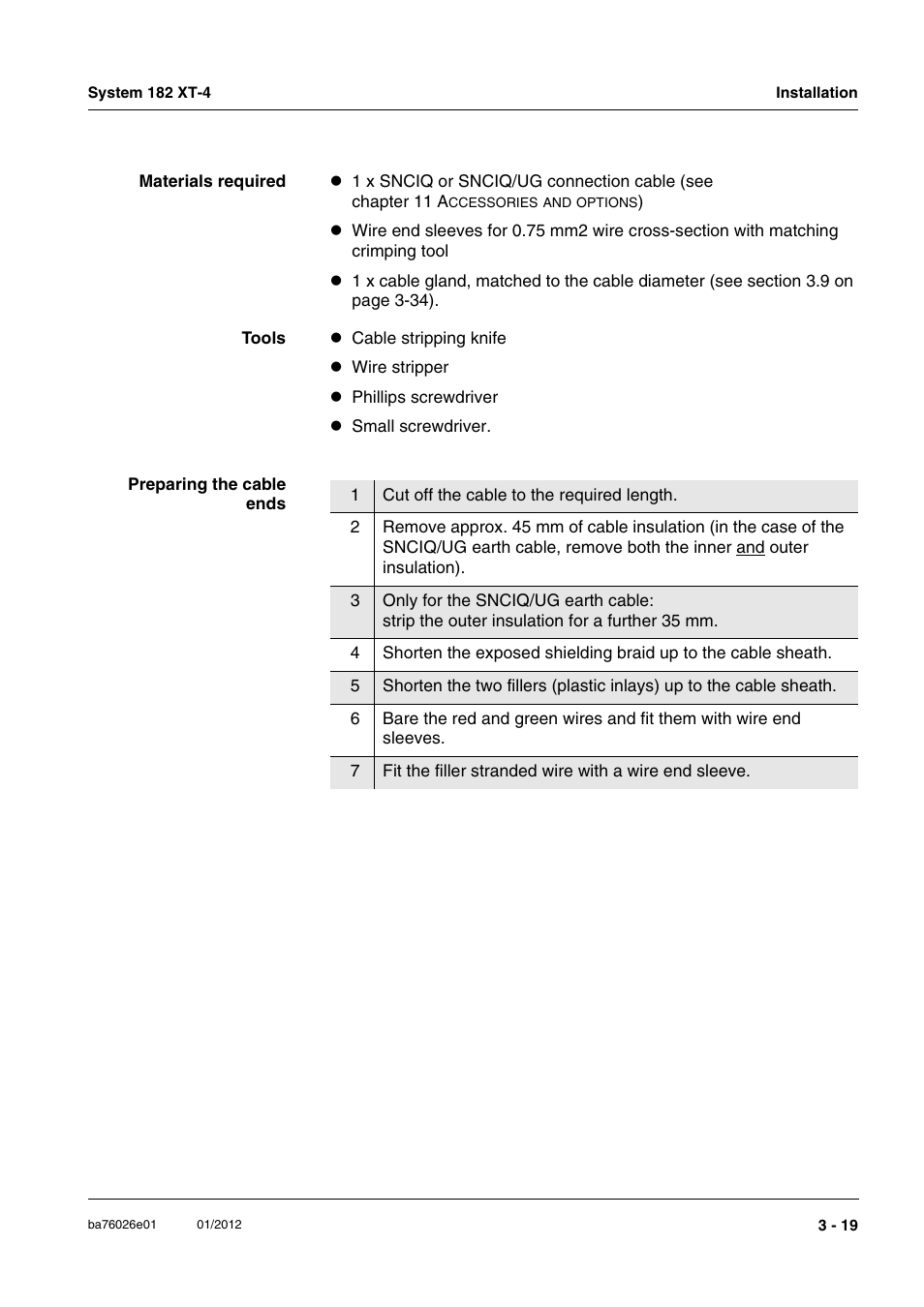 YSI DIQ/S 182 XT-4 System 182 XT-4 User Manual | Page 33 / 154