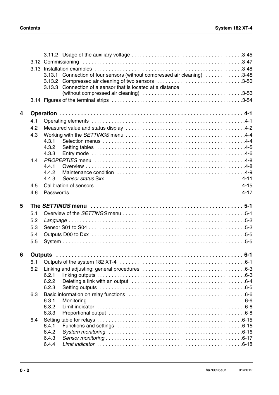 YSI DIQ/S 182 XT-4 System 182 XT-4 User Manual | Page 4 / 154