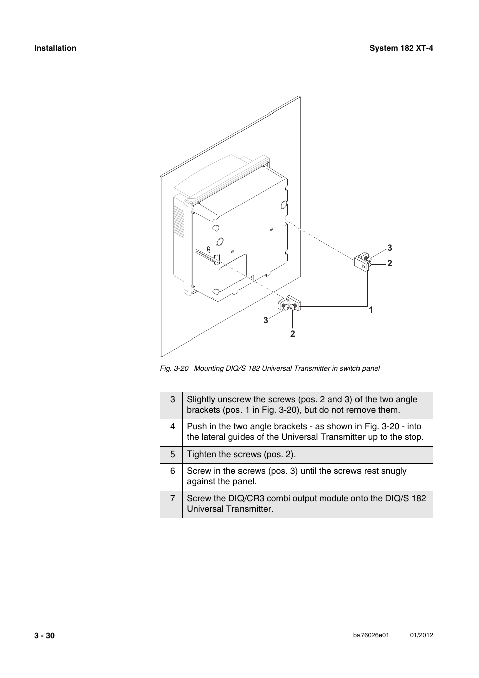 YSI DIQ/S 182 XT-4 System 182 XT-4 User Manual | Page 44 / 154