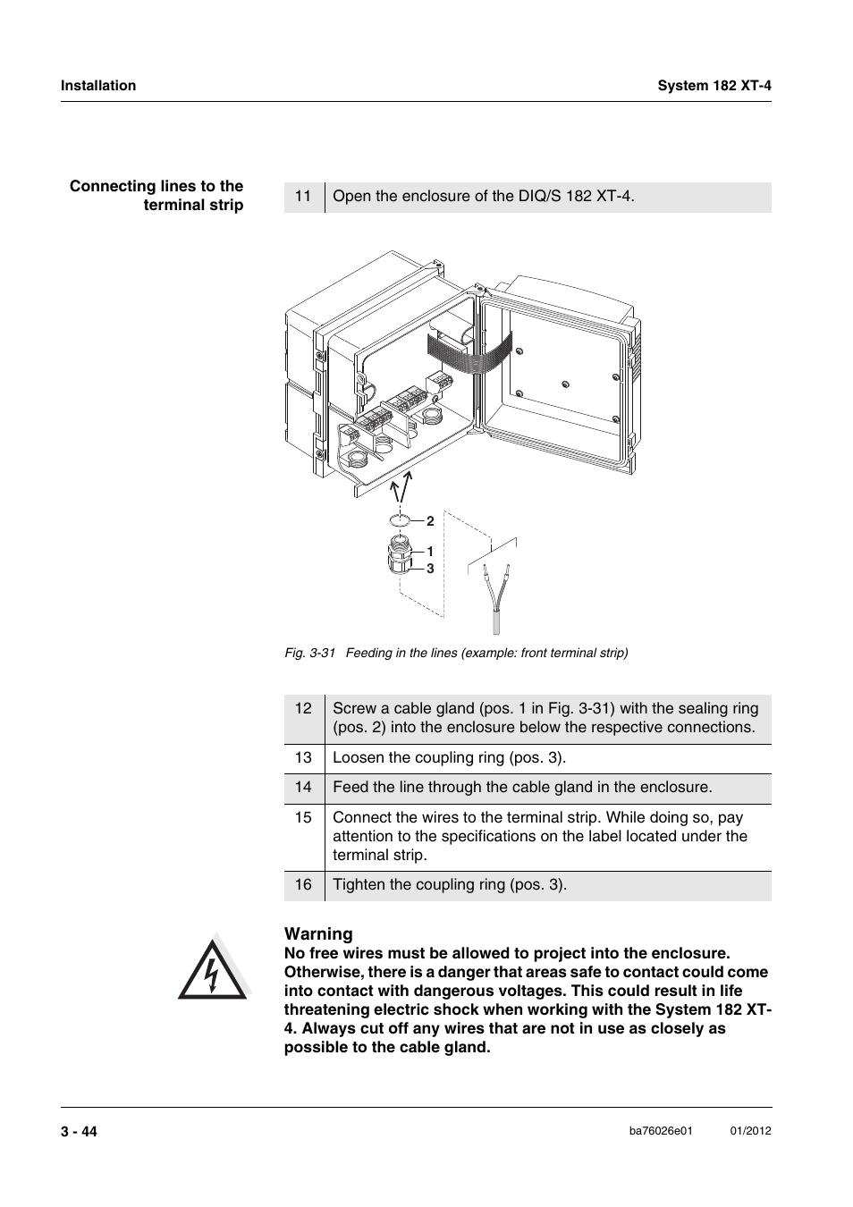 YSI DIQ/S 182 XT-4 System 182 XT-4 User Manual | Page 58 / 154