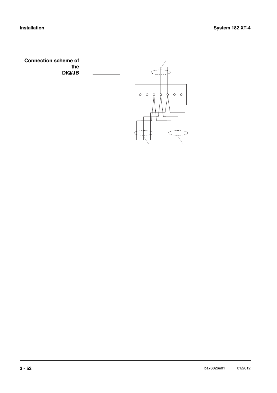 Connection scheme of the diq/jb | YSI DIQ/S 182 XT-4 System 182 XT-4 User Manual | Page 66 / 154