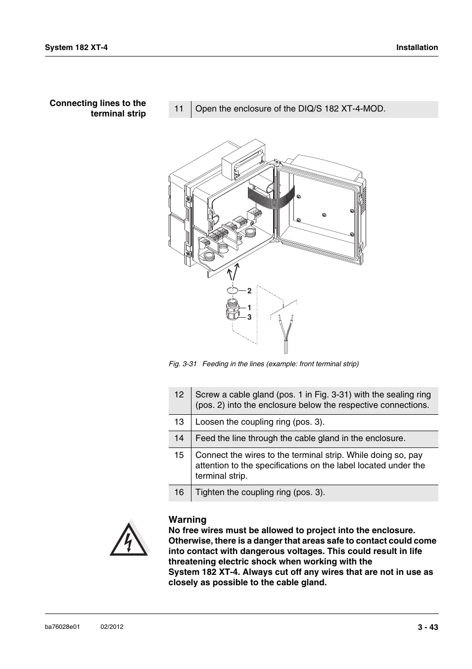 YSI DIQ/S 182 XT-4-MOD User Manual | Page 57 / 160