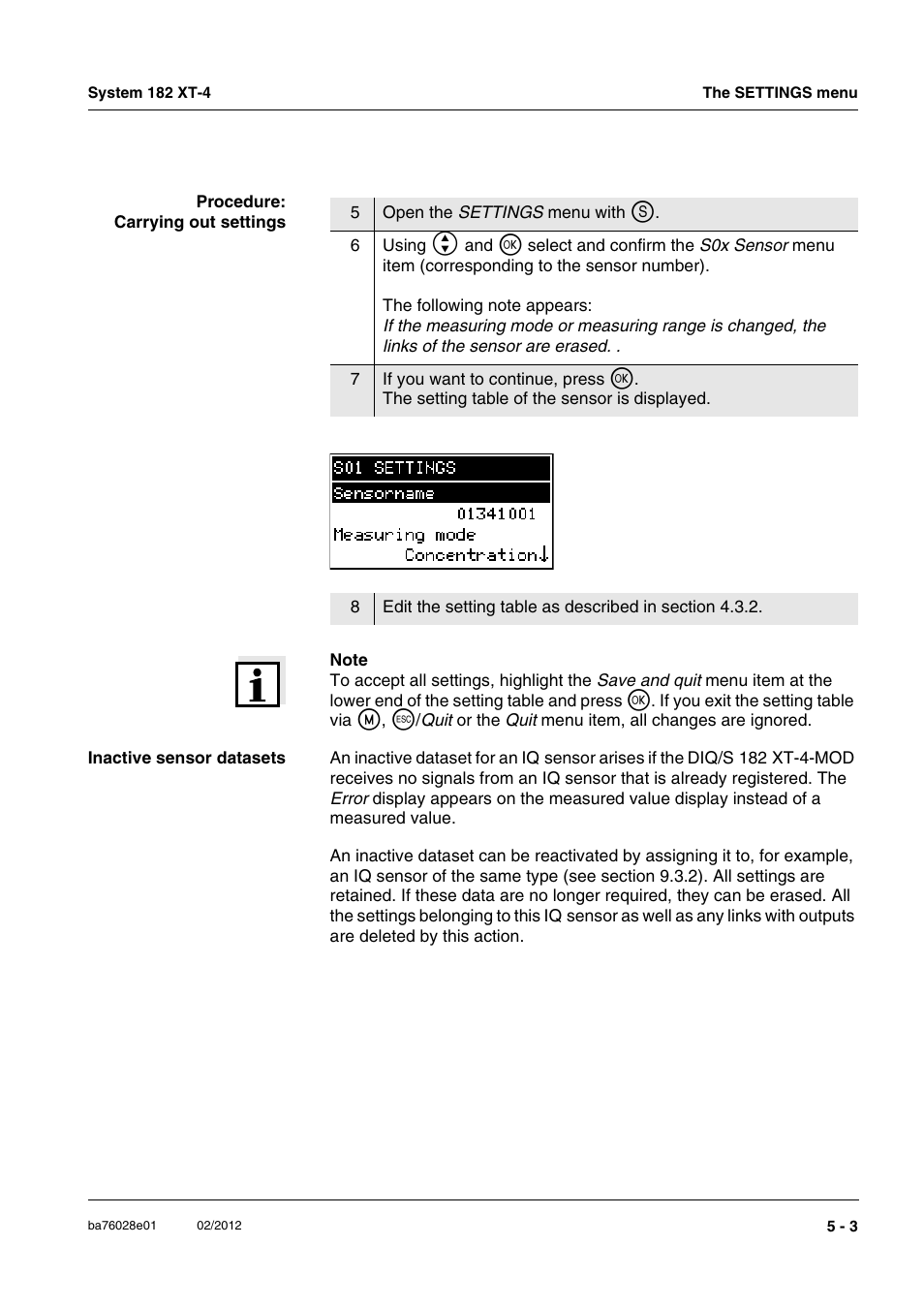 YSI DIQ/S 182 XT-4-MOD User Manual | Page 87 / 160