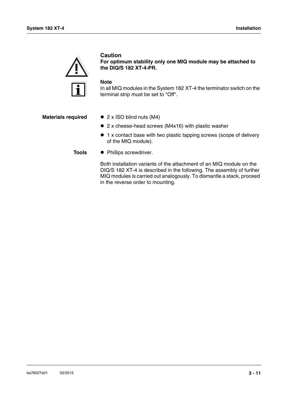 YSI DIQ/S 182 XT-4-PR User Manual | Page 25 / 158