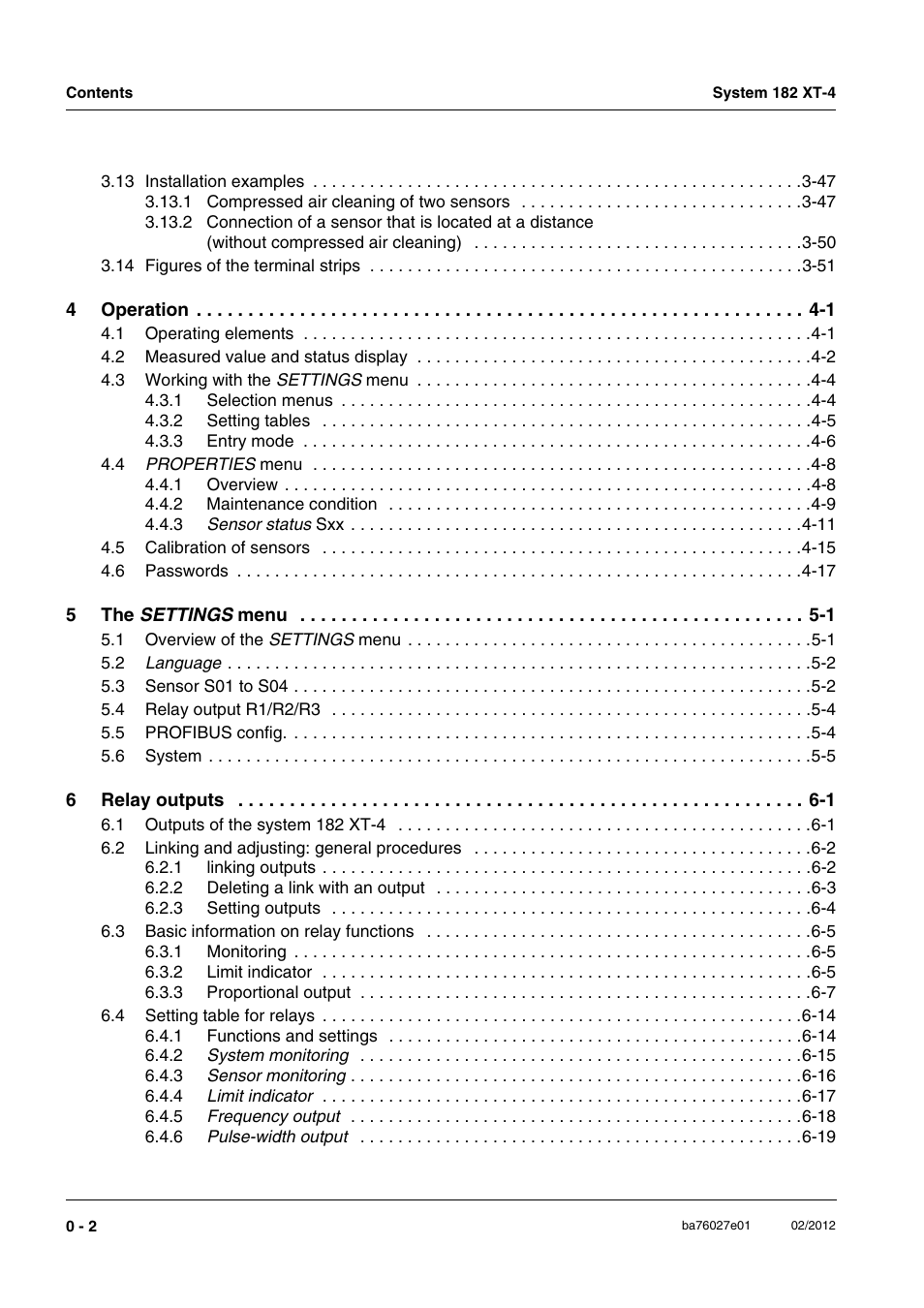 YSI DIQ/S 182 XT-4-PR User Manual | Page 4 / 158