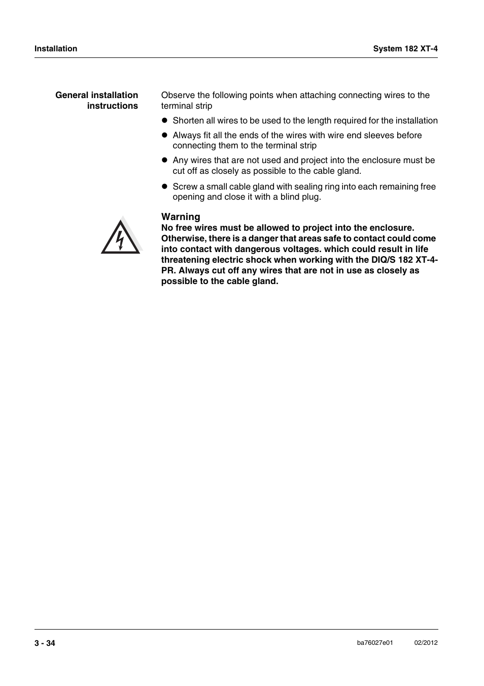 YSI DIQ/S 182 XT-4-PR User Manual | Page 48 / 158