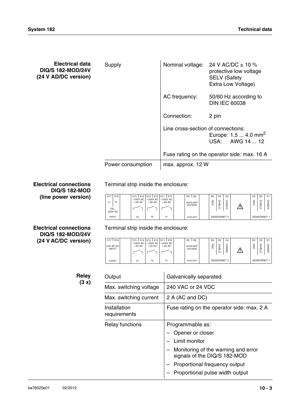 YSI DIQ/S 182-MOD System 182 User Manual | Page 137 / 154