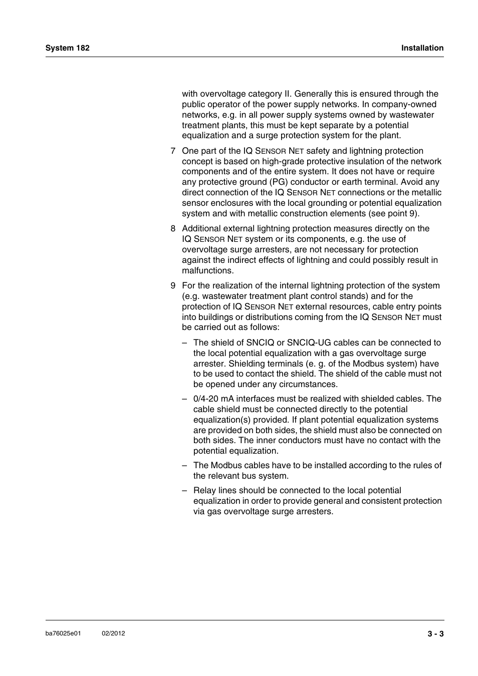 YSI DIQ/S 182-MOD System 182 User Manual | Page 17 / 154