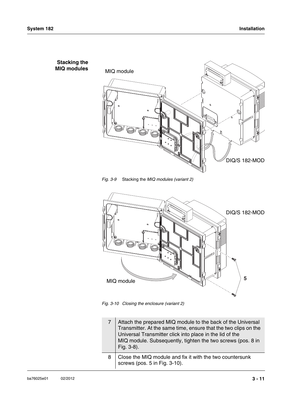 YSI DIQ/S 182-MOD System 182 User Manual | Page 25 / 154