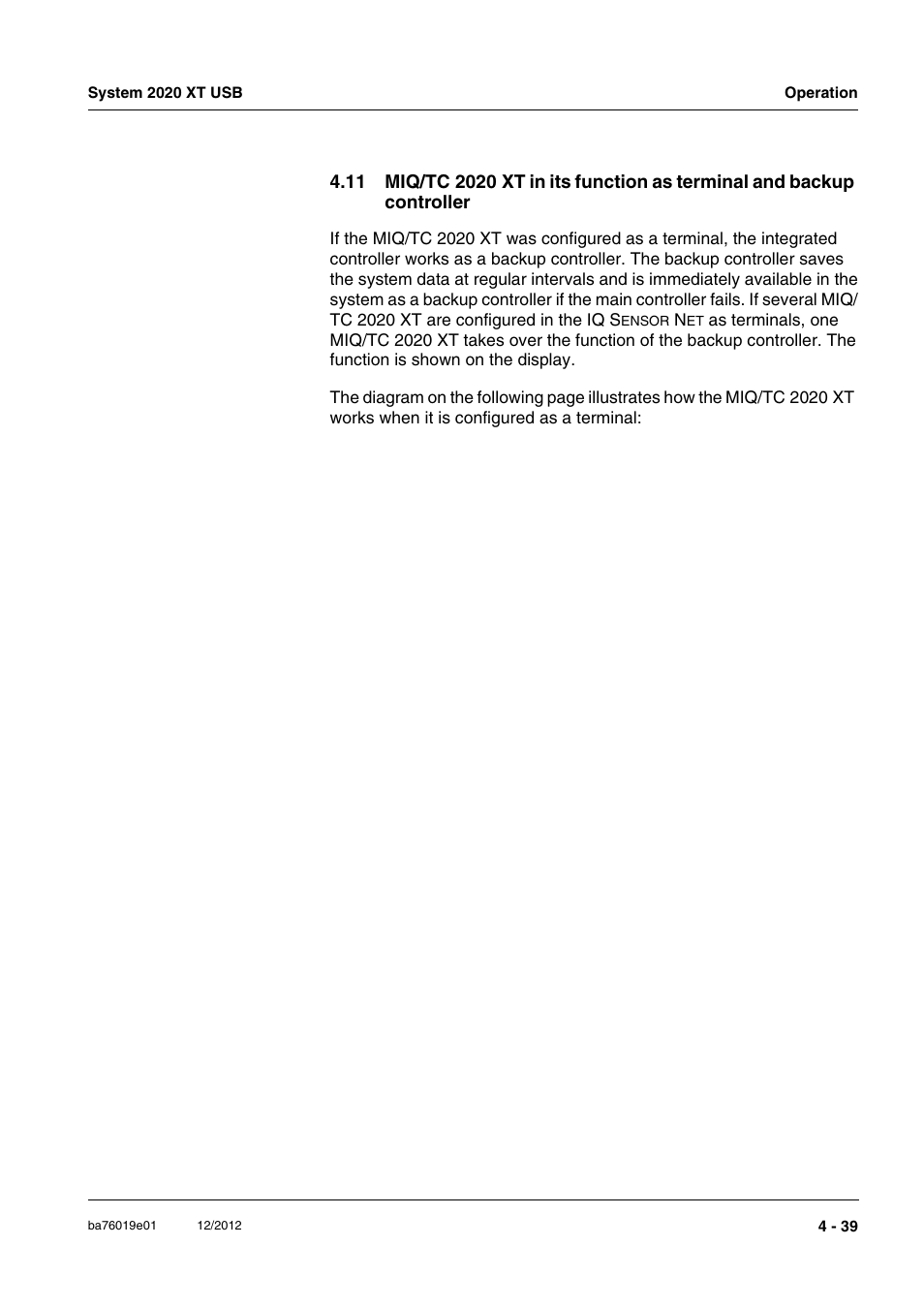 YSI IQ SensorNet 2020 XT Terminal User Manual | Page 117 / 196
