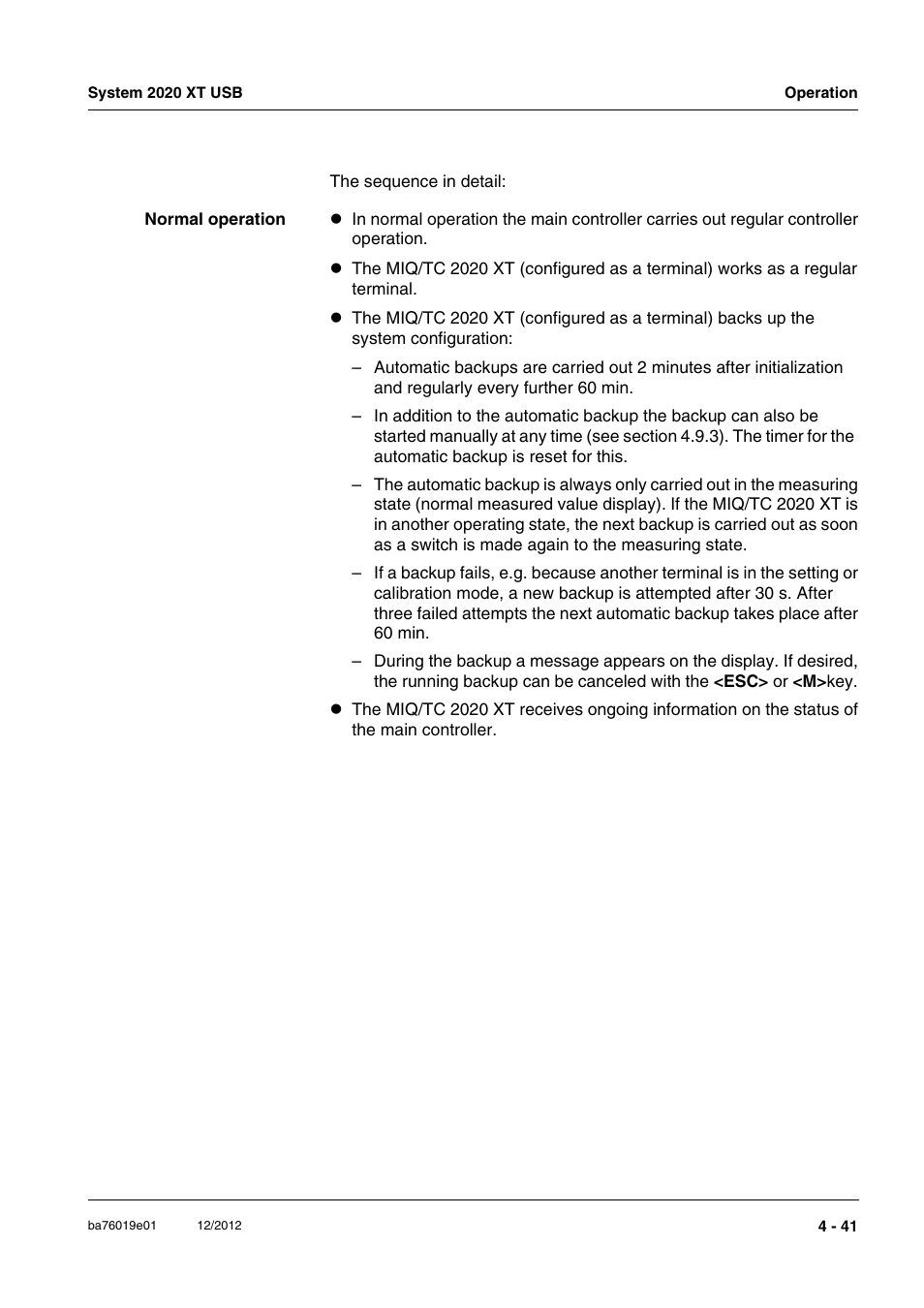 YSI IQ SensorNet 2020 XT Terminal User Manual | Page 119 / 196