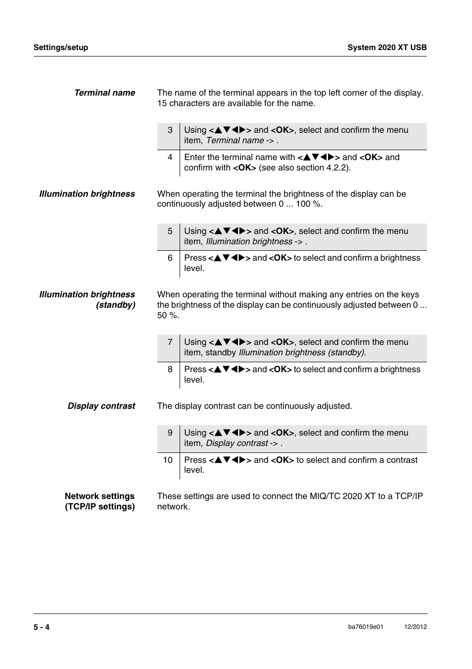 YSI IQ SensorNet 2020 XT Terminal User Manual | Page 124 / 196