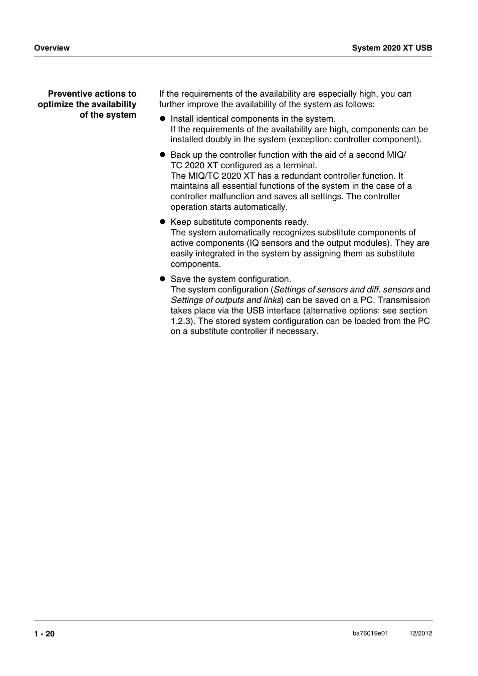 YSI IQ SensorNet 2020 XT Terminal User Manual | Page 26 / 196