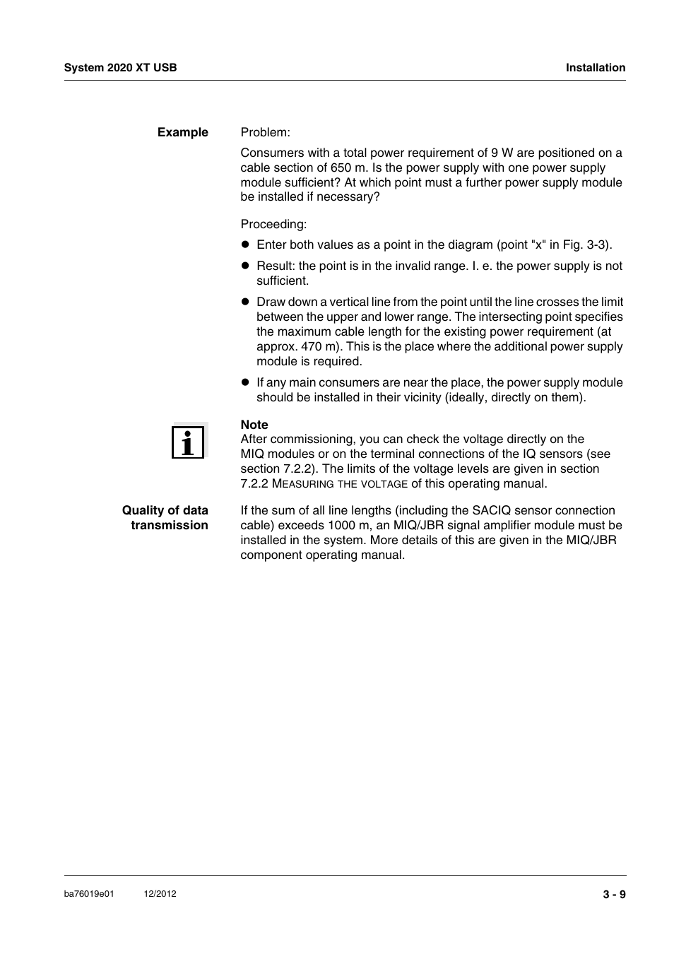 YSI IQ SensorNet 2020 XT Terminal User Manual | Page 39 / 196