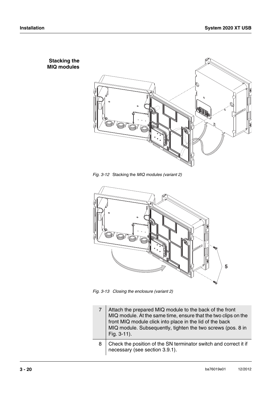 YSI IQ SensorNet 2020 XT Terminal User Manual | Page 50 / 196