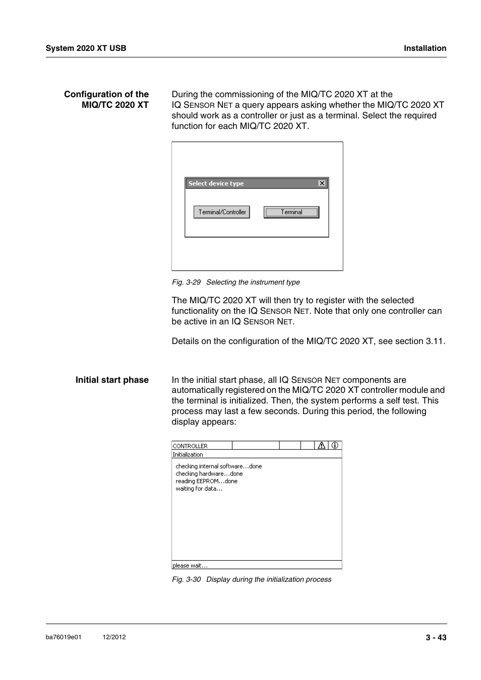 YSI IQ SensorNet 2020 XT Terminal User Manual | Page 73 / 196