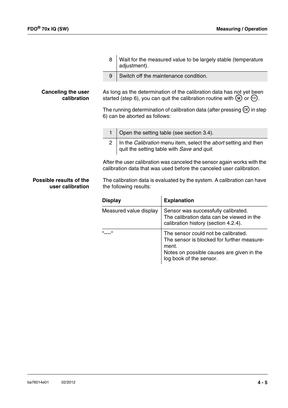 Xylem IQ SensorNet FDO 70x IQ (SW) User Manual | Page 23 / 48