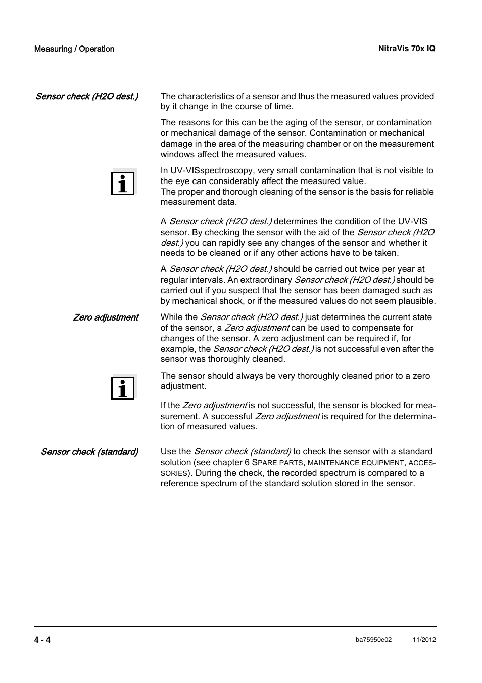 YSI IQ S ENSOR N ET NitraVis 70x IQ User Manual | Page 24 / 58