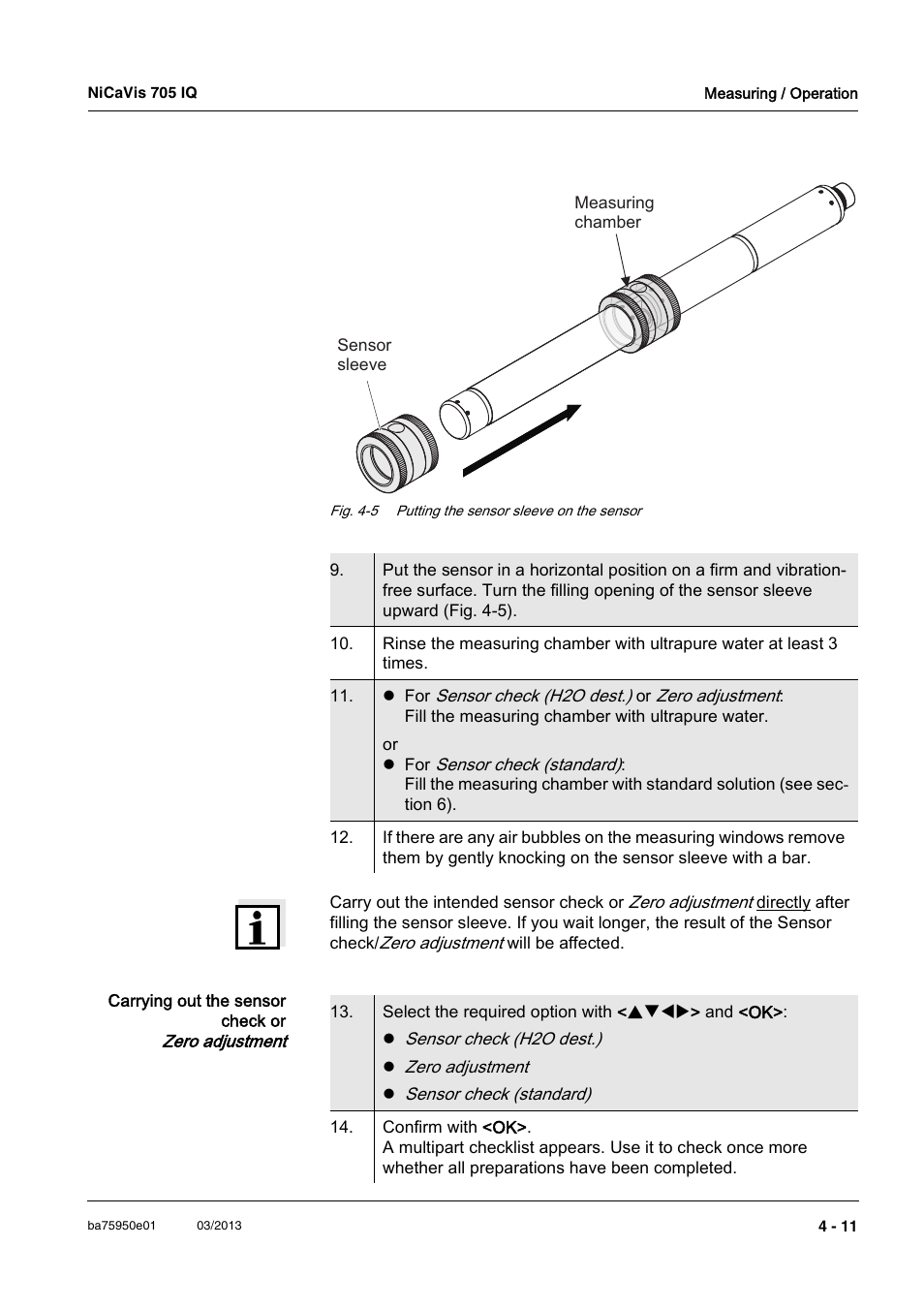 YSI NiCaVis 705 IQ User Manual | Page 35 / 64