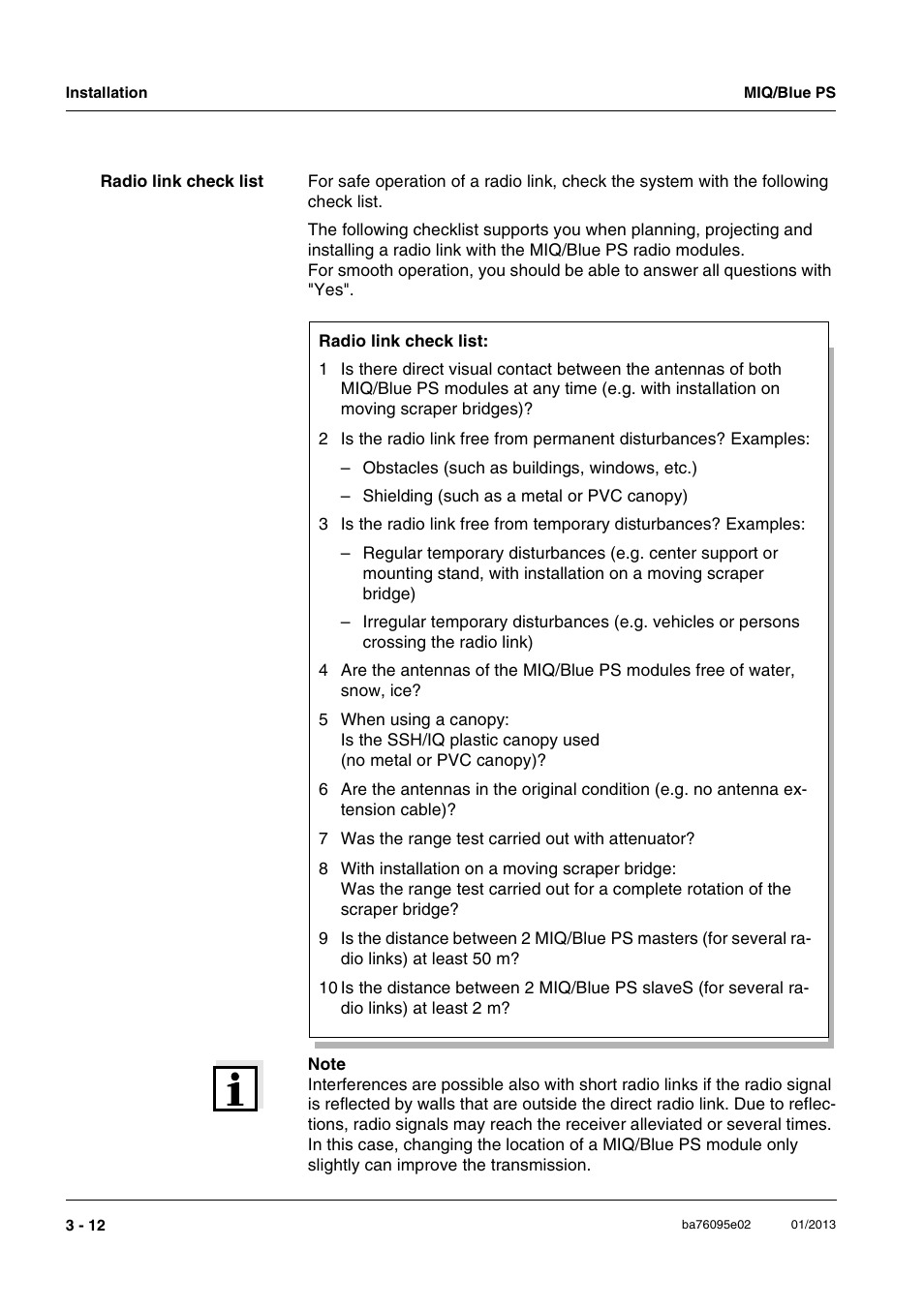 YSI MIQ/Blue PS Set User Manual | Page 22 / 48