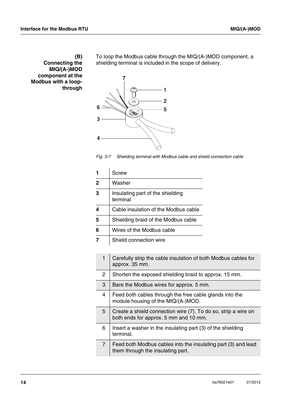 YSI IQ SensorNet MIQ/A-MOD Module User Manual | Page 14 / 42