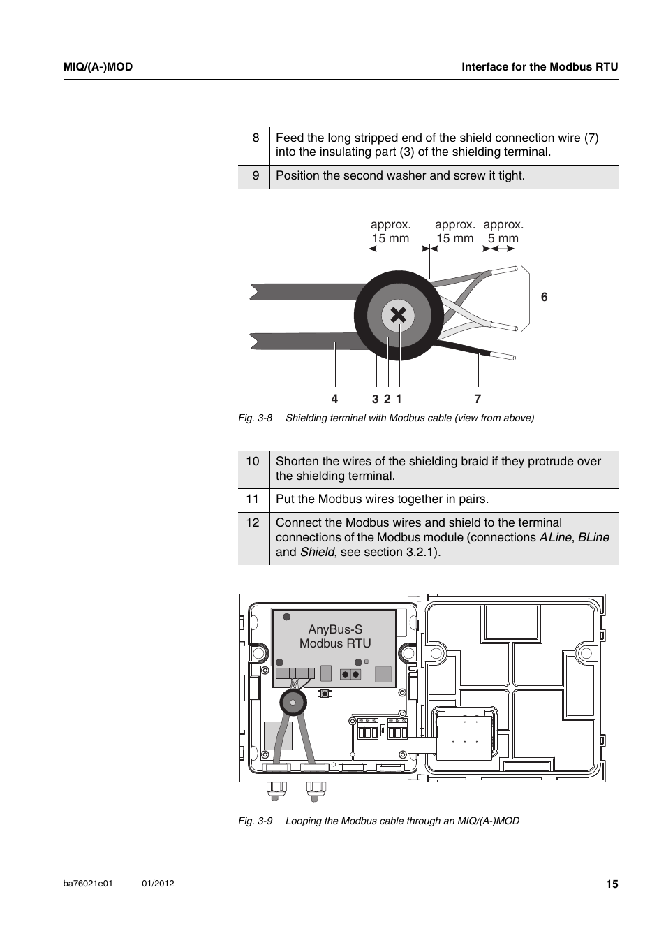YSI IQ SensorNet MIQ/A-MOD Module User Manual | Page 15 / 42