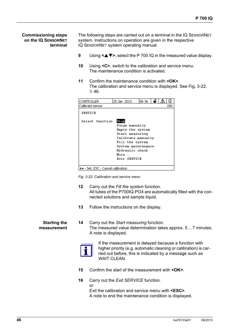 YSI P 700 IQ Analyzer User Manual | Page 46 / 116