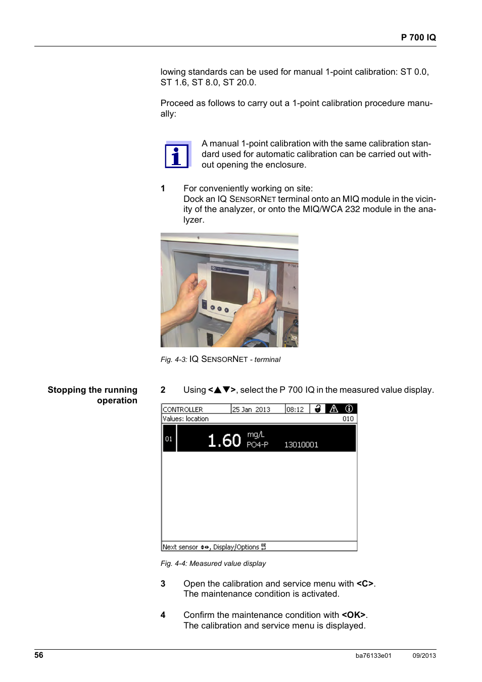 YSI P 700 IQ Analyzer User Manual | Page 56 / 116