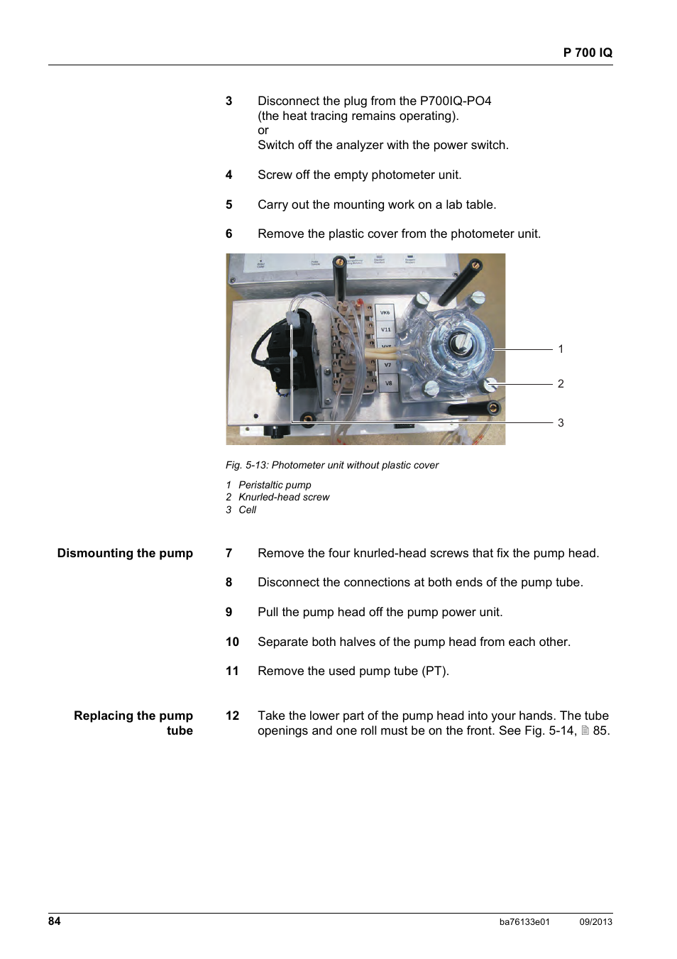 YSI P 700 IQ Analyzer User Manual | Page 84 / 116