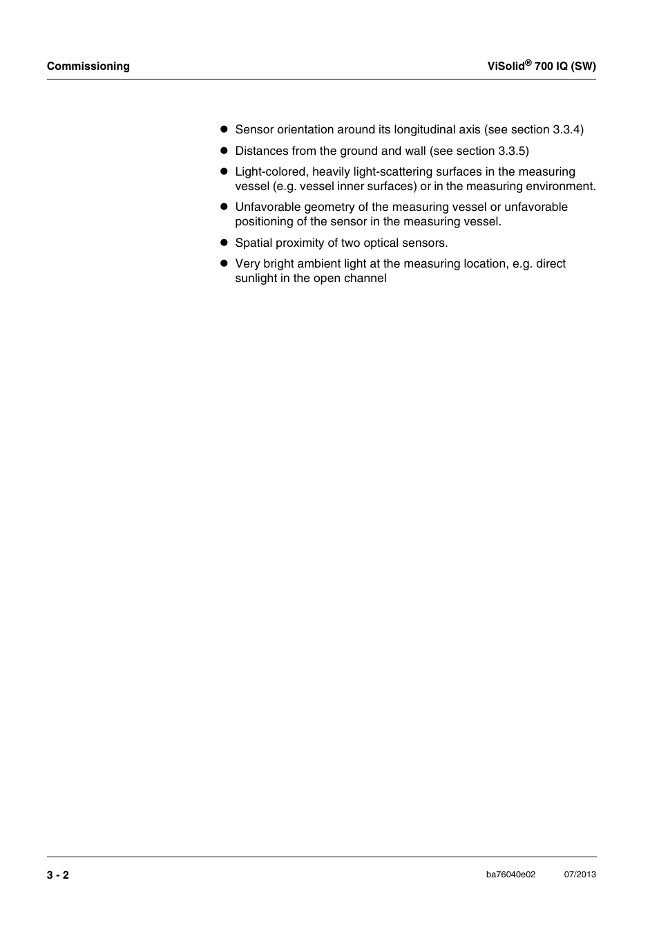 Xylem IQ SensorNet ViSolid 700 IQ (SW) User Manual | Page 14 / 58