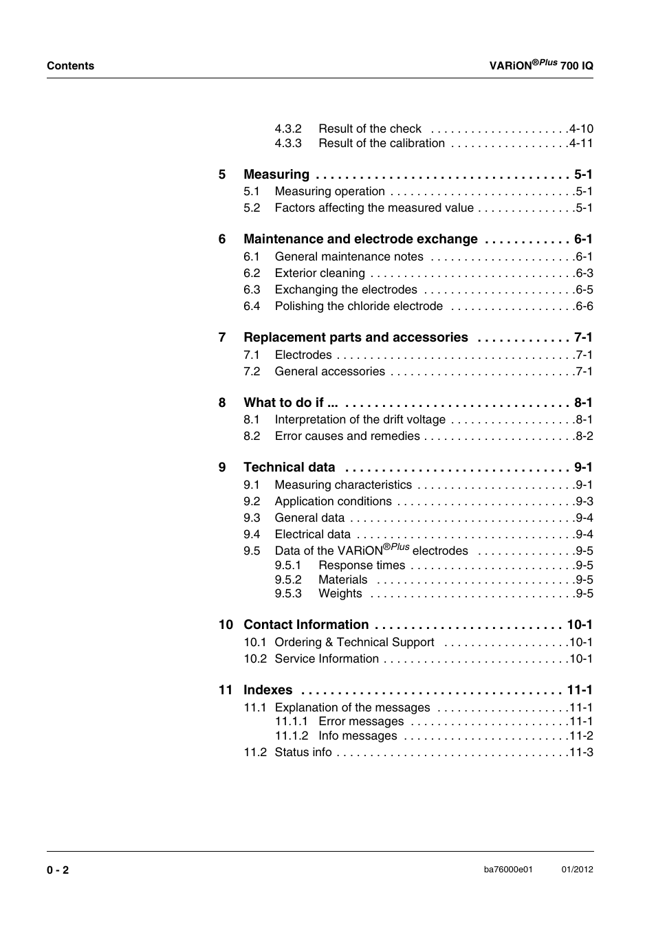 YSI IQ S ENSOR N ET VARiON Plus 700 IQ User Manual | Page 4 / 72