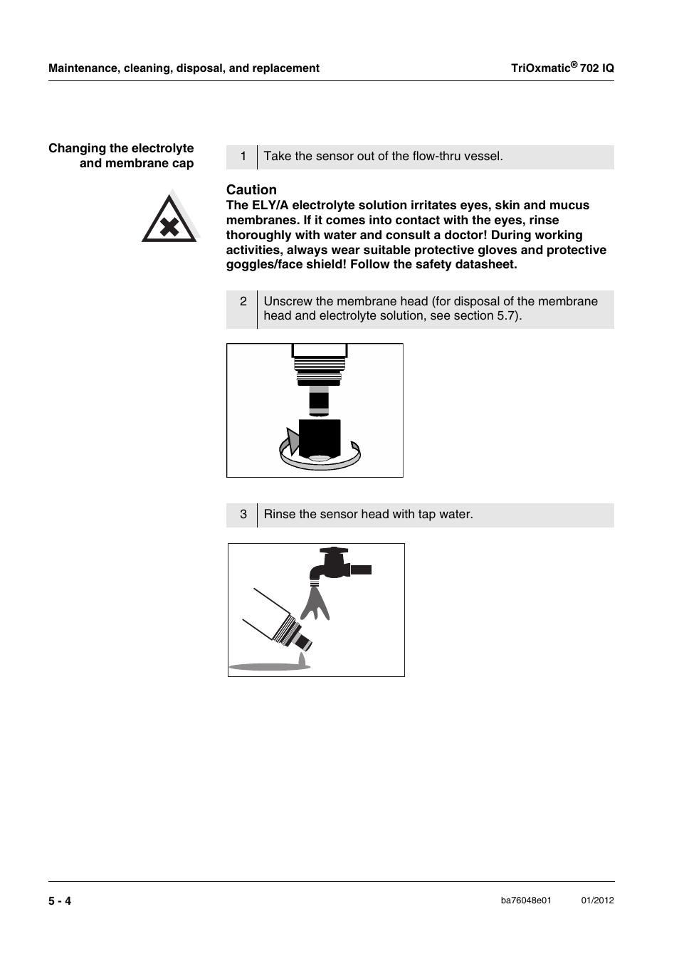 YSI IQ S ENSOR N ET TriOxmatic  702 IQ User Manual | Page 26 / 54