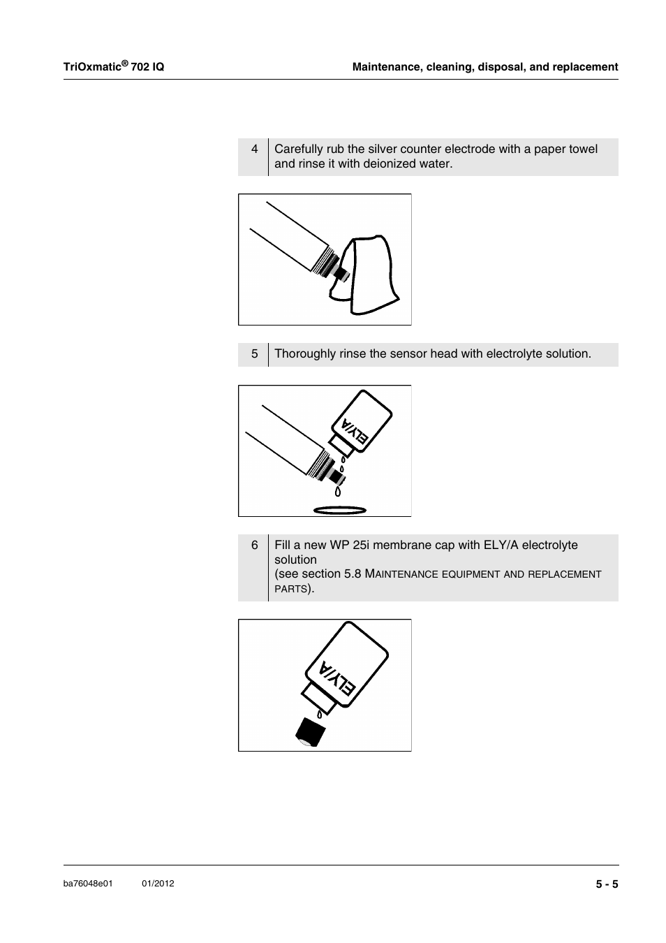 YSI IQ S ENSOR N ET TriOxmatic  702 IQ User Manual | Page 27 / 54