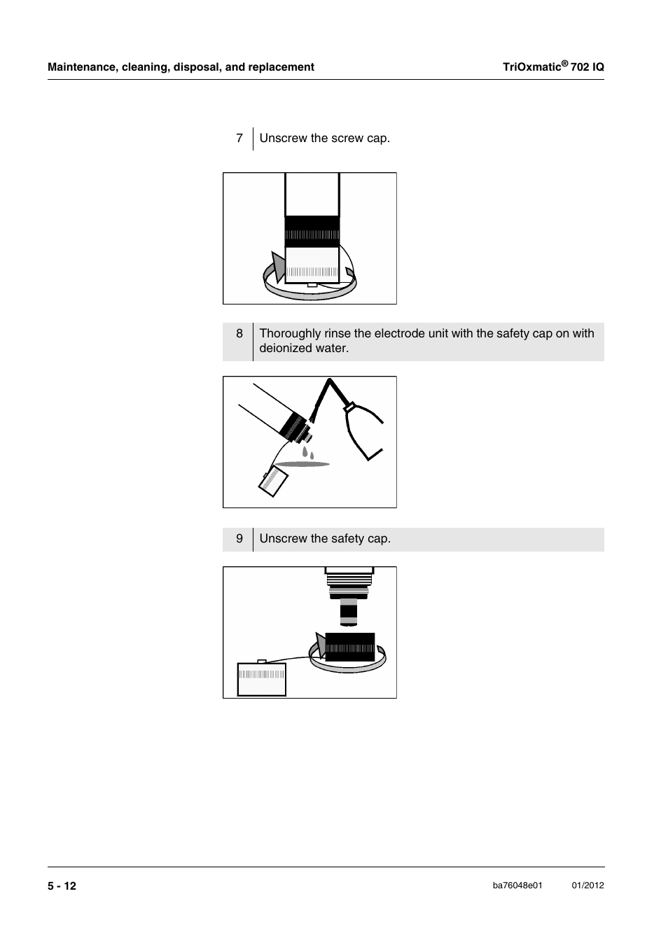 YSI IQ S ENSOR N ET TriOxmatic  702 IQ User Manual | Page 34 / 54