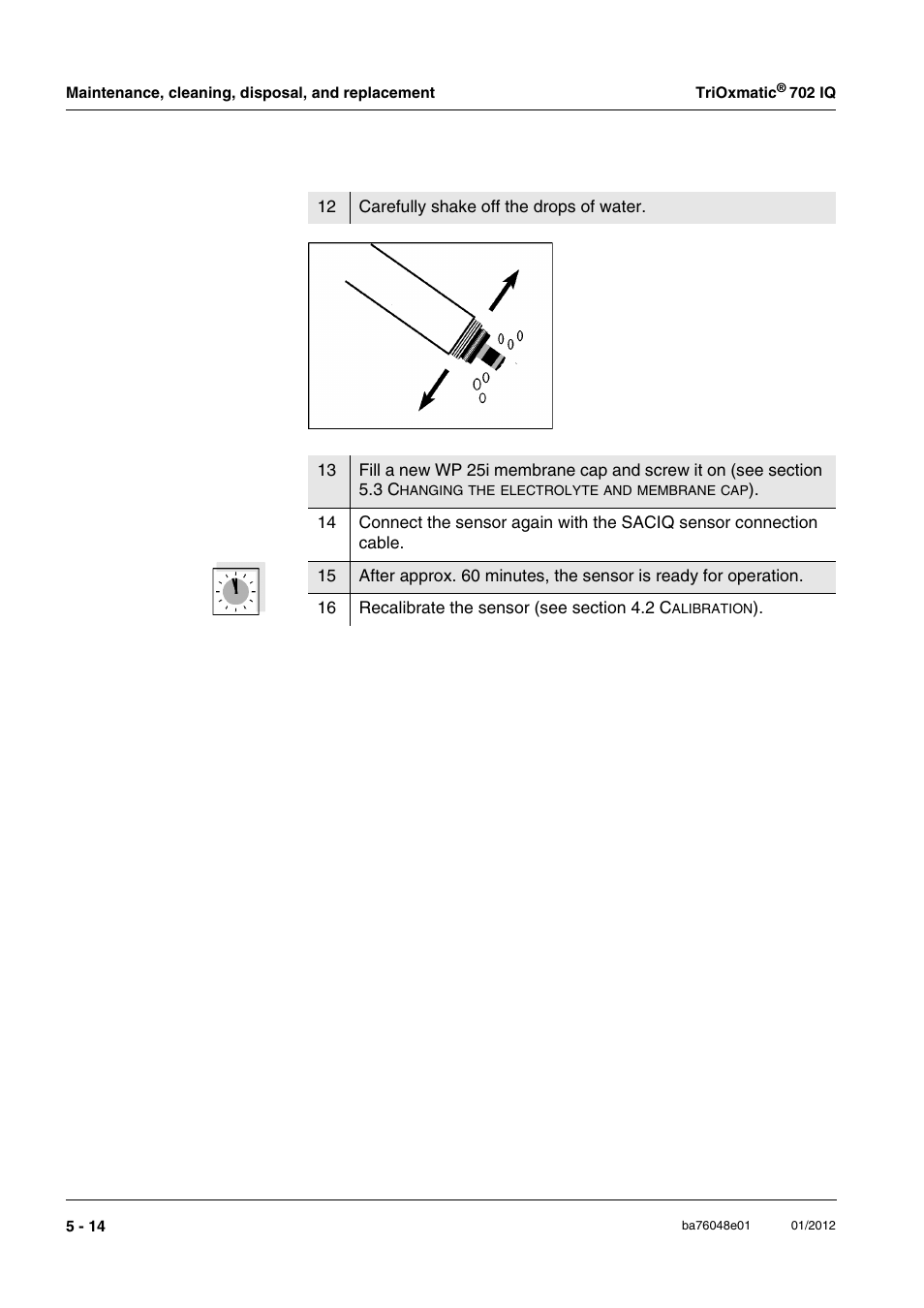 YSI IQ S ENSOR N ET TriOxmatic  702 IQ User Manual | Page 36 / 54