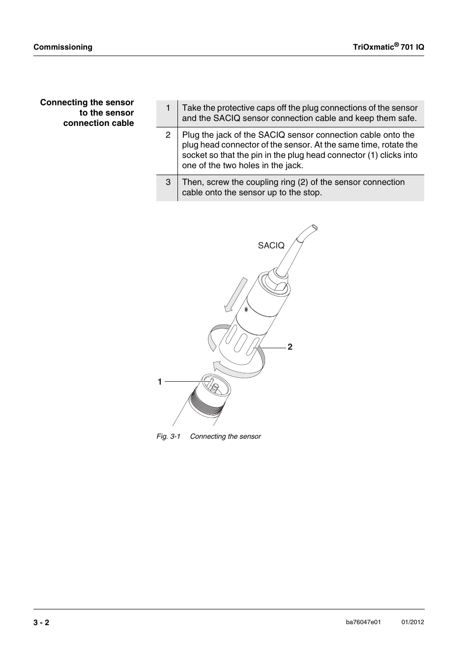 YSI IQ S ENSOR N ET TriOxmatic  701 IQ User Manual | Page 12 / 58