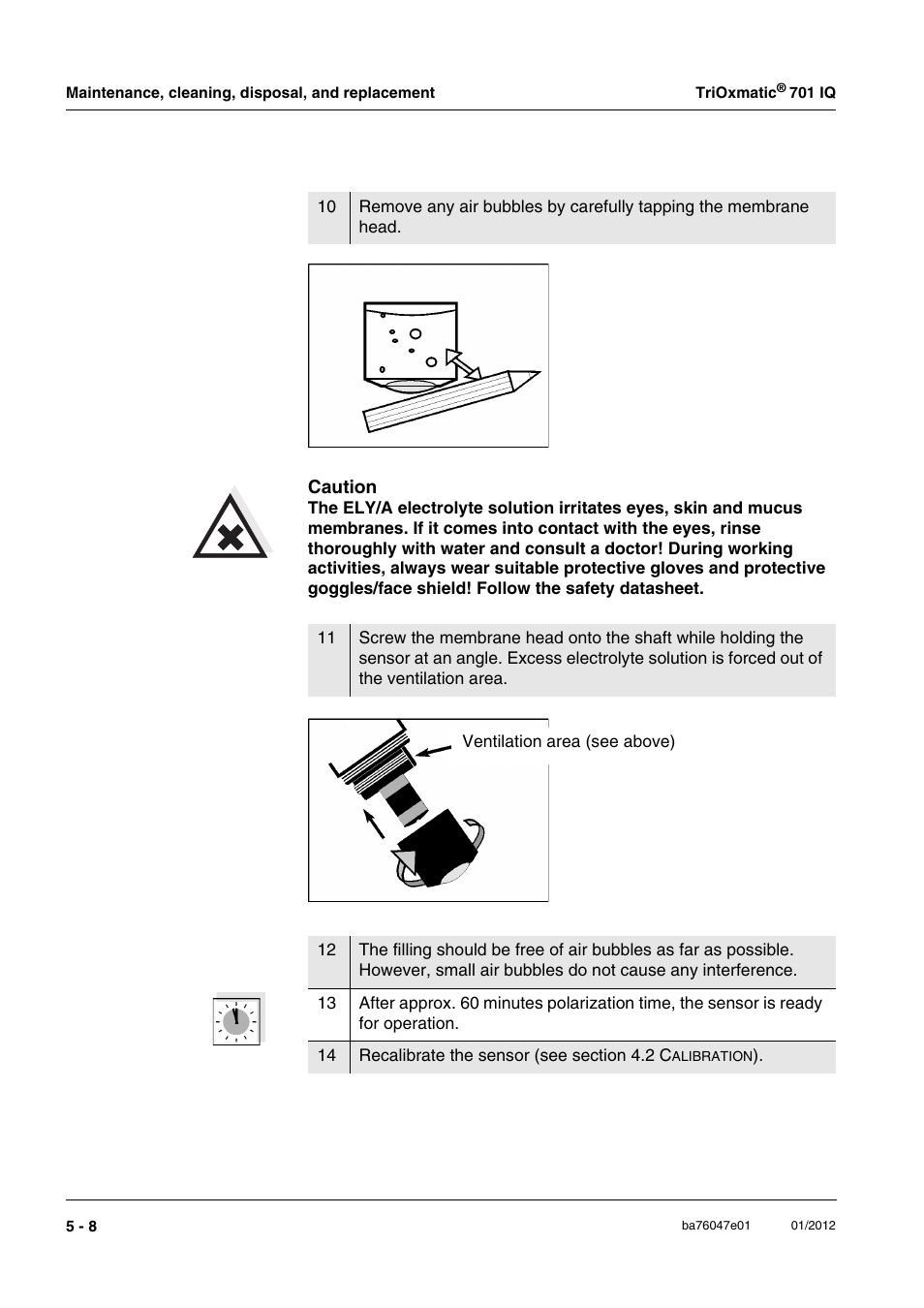 YSI IQ S ENSOR N ET TriOxmatic  701 IQ User Manual | Page 30 / 58