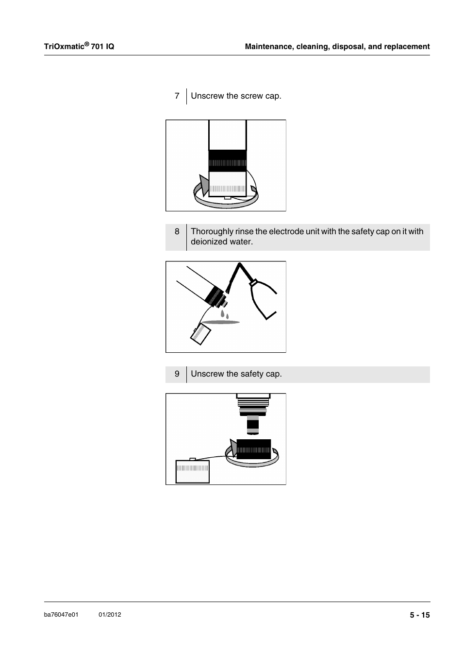 YSI IQ S ENSOR N ET TriOxmatic  701 IQ User Manual | Page 37 / 58