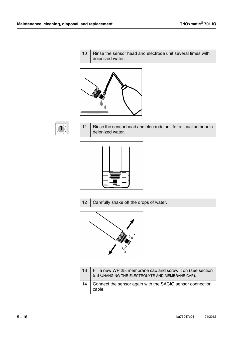 YSI IQ S ENSOR N ET TriOxmatic  701 IQ User Manual | Page 38 / 58