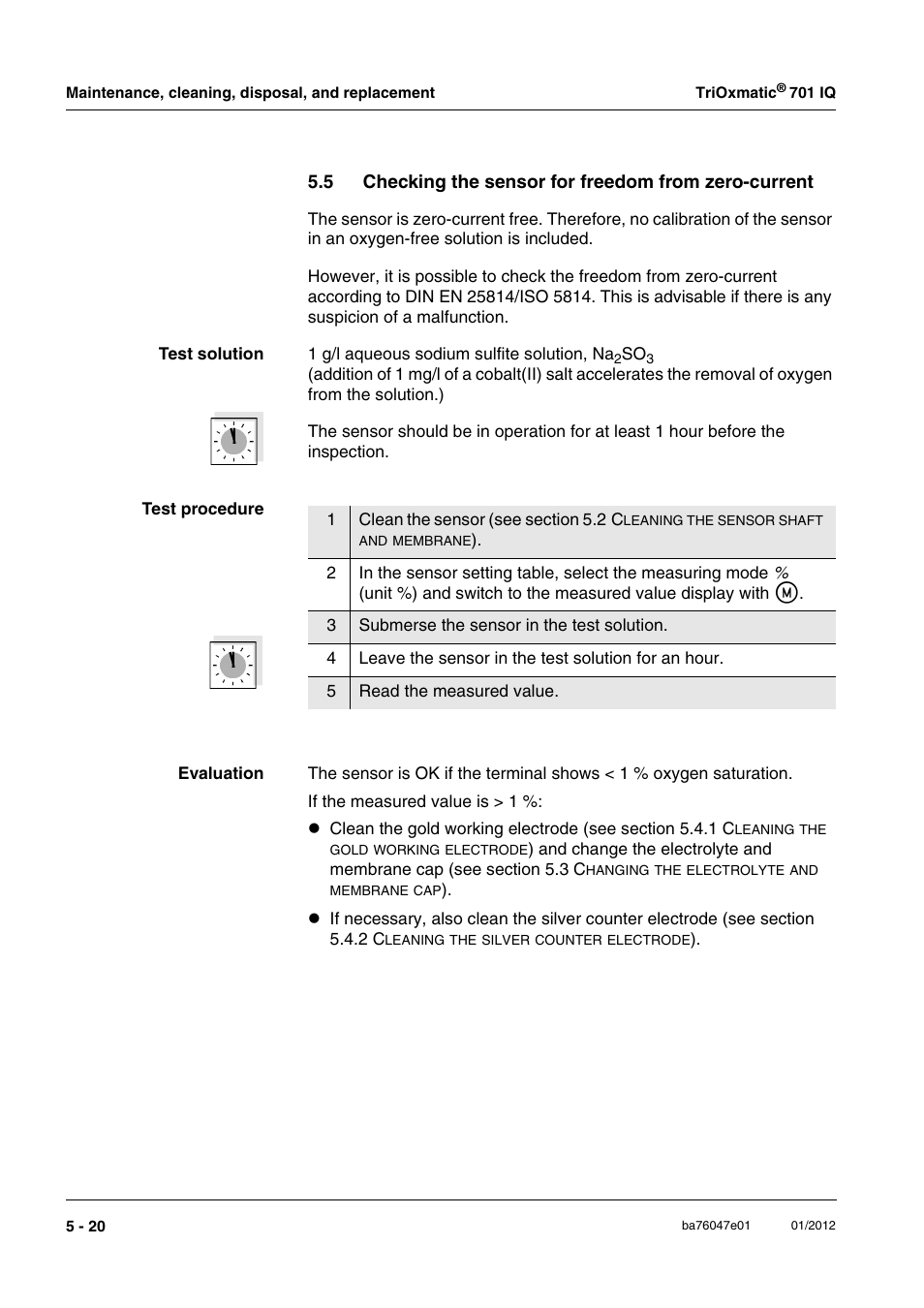 YSI IQ S ENSOR N ET TriOxmatic  701 IQ User Manual | Page 42 / 58