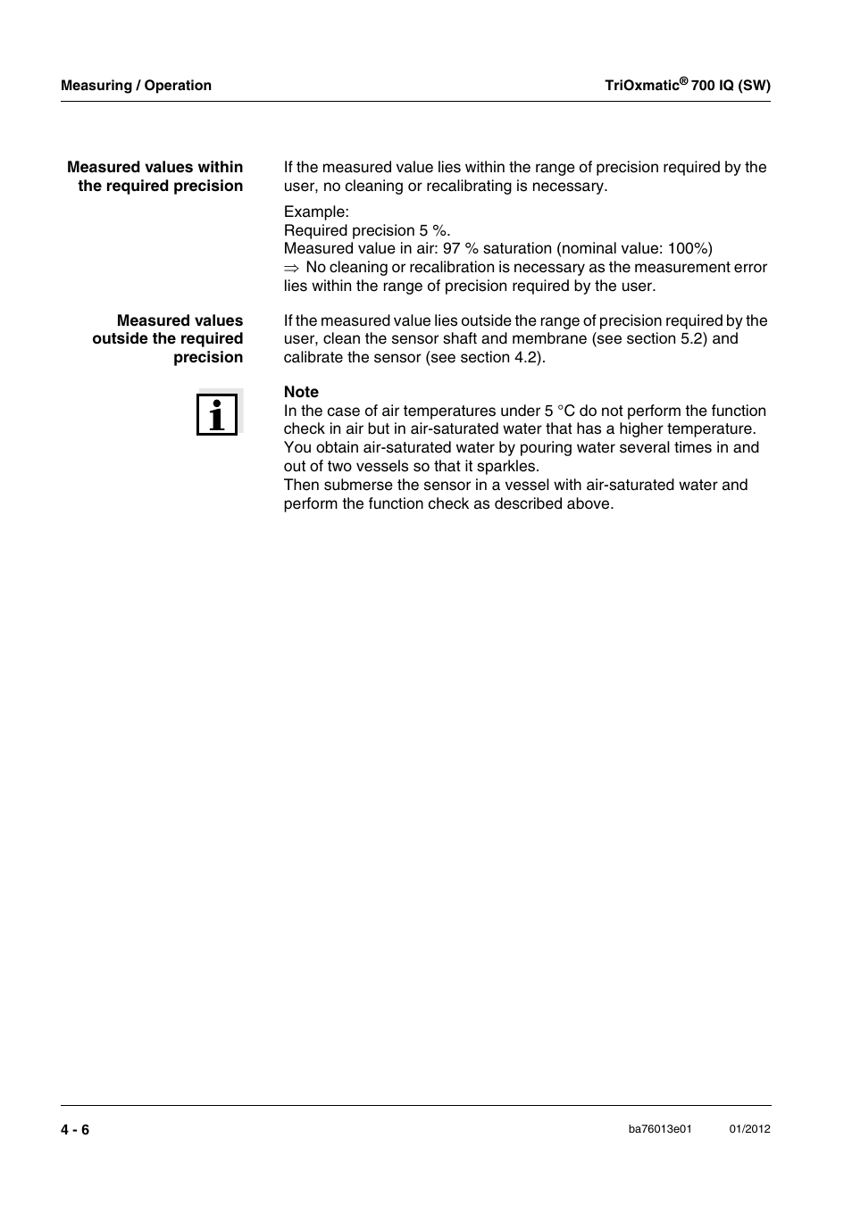 YSI IQ S ENSOR N ET TriOxmatic  700 IQ (SW) User Manual | Page 22 / 58