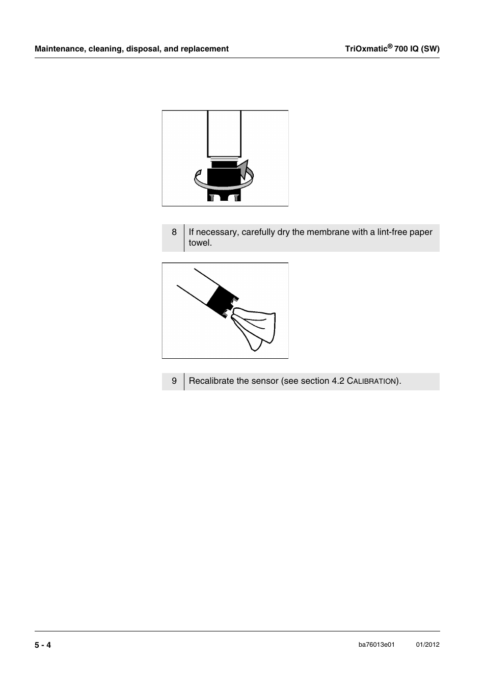 YSI IQ S ENSOR N ET TriOxmatic  700 IQ (SW) User Manual | Page 26 / 58