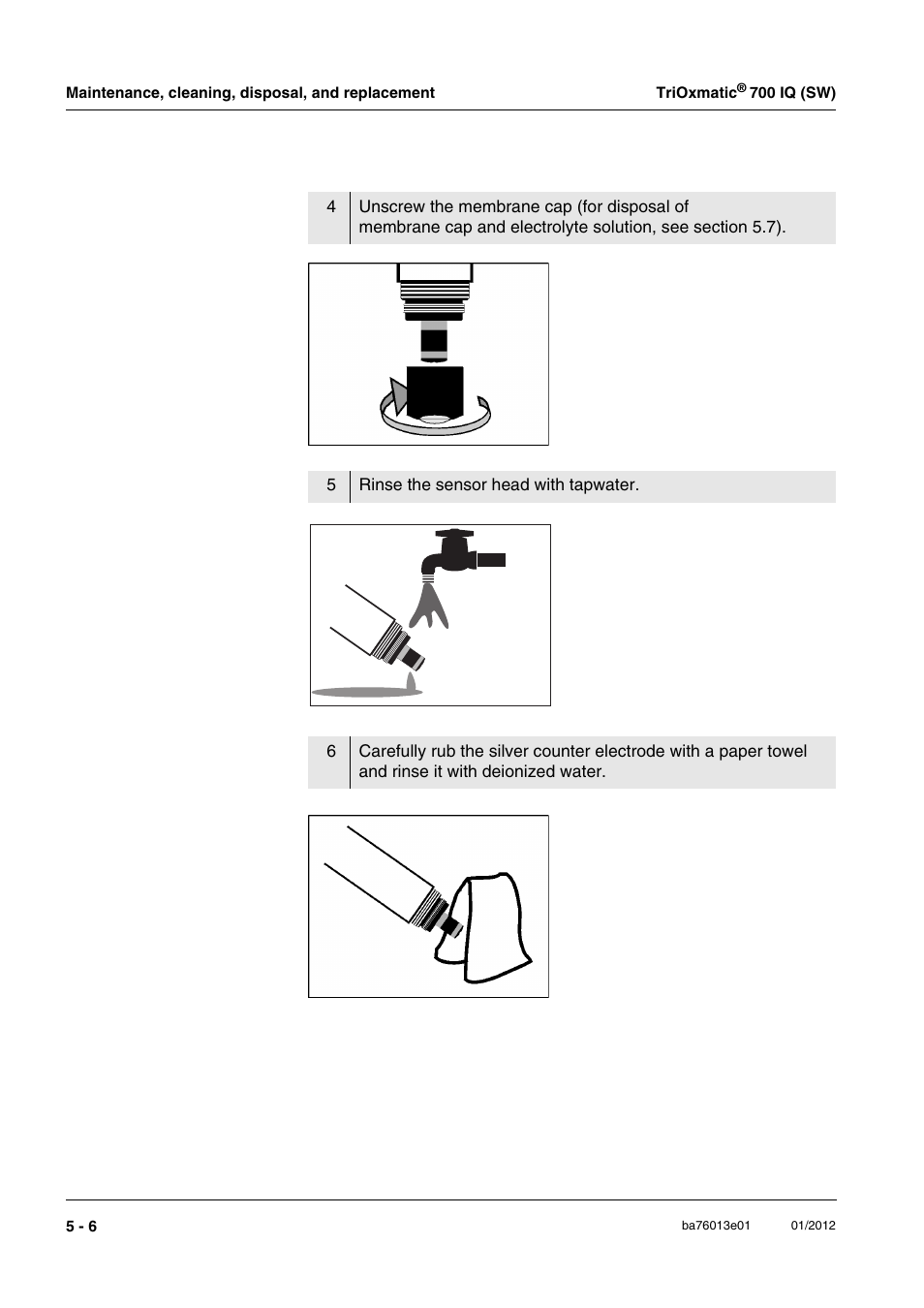 YSI IQ S ENSOR N ET TriOxmatic  700 IQ (SW) User Manual | Page 28 / 58