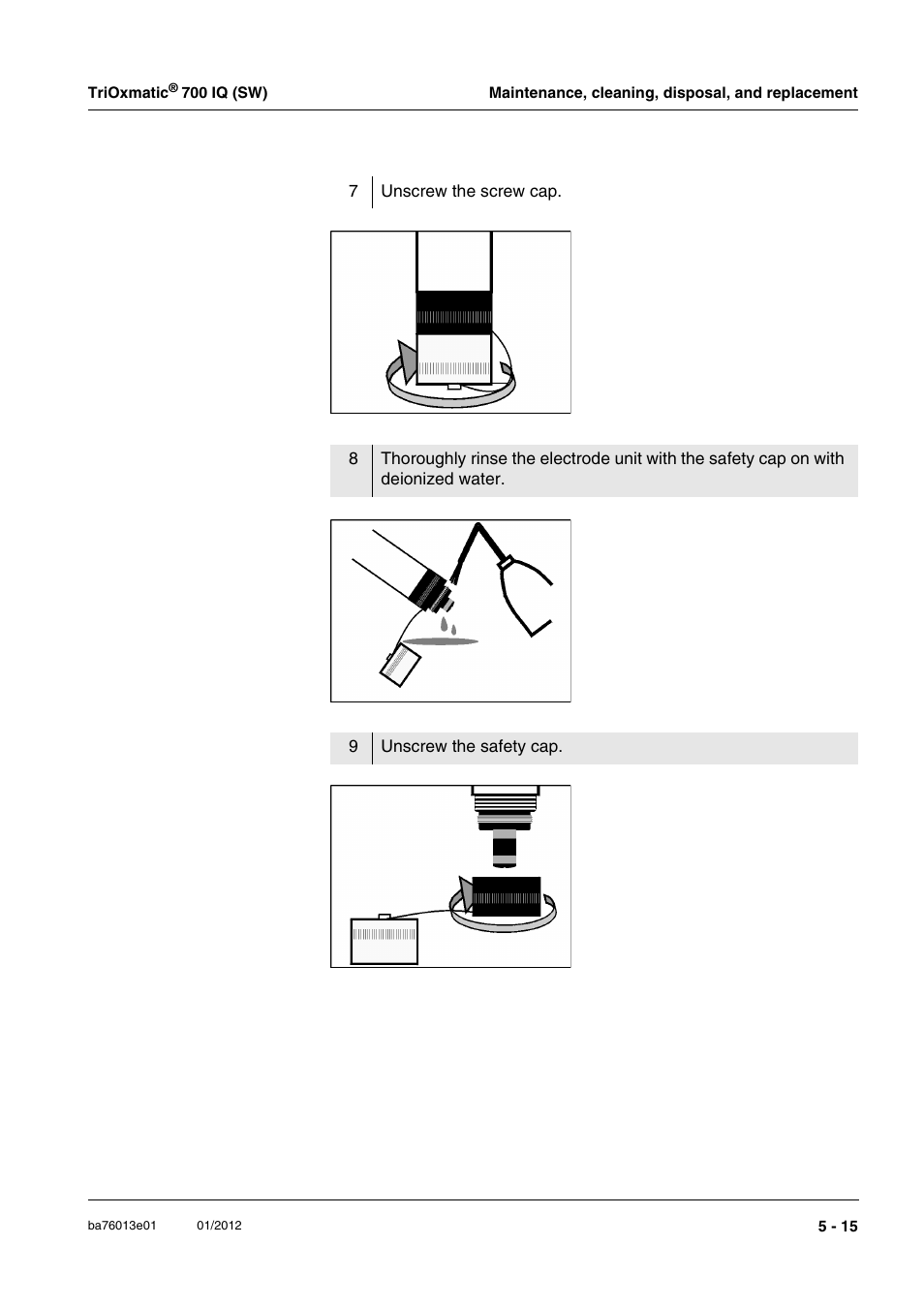 YSI IQ S ENSOR N ET TriOxmatic  700 IQ (SW) User Manual | Page 37 / 58