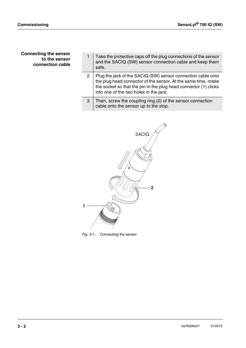 YSI IQ SensorNet SensoLyt Sensor 700 IQ (SW) User Manual | Page 12 / 46