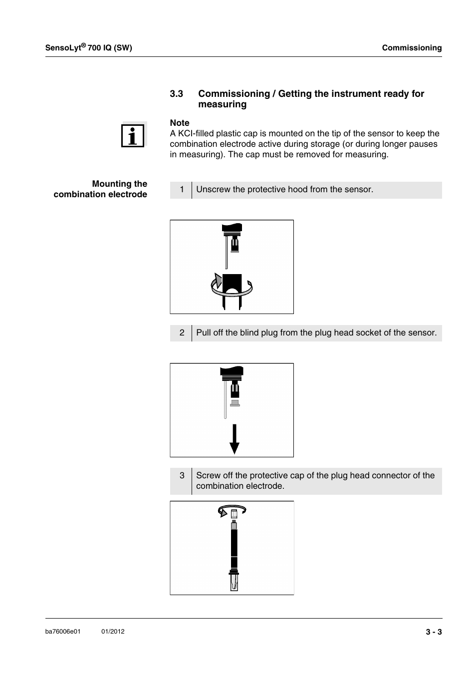 YSI IQ SensorNet SensoLyt Sensor 700 IQ (SW) User Manual | Page 13 / 46