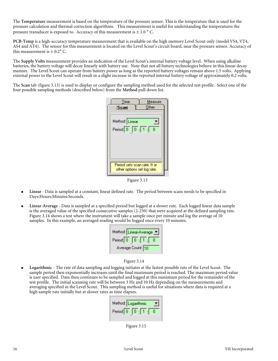 YSI Level Scout User Manual | Page 18 / 54