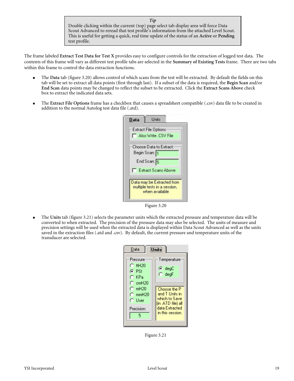 YSI Level Scout User Manual | Page 21 / 54
